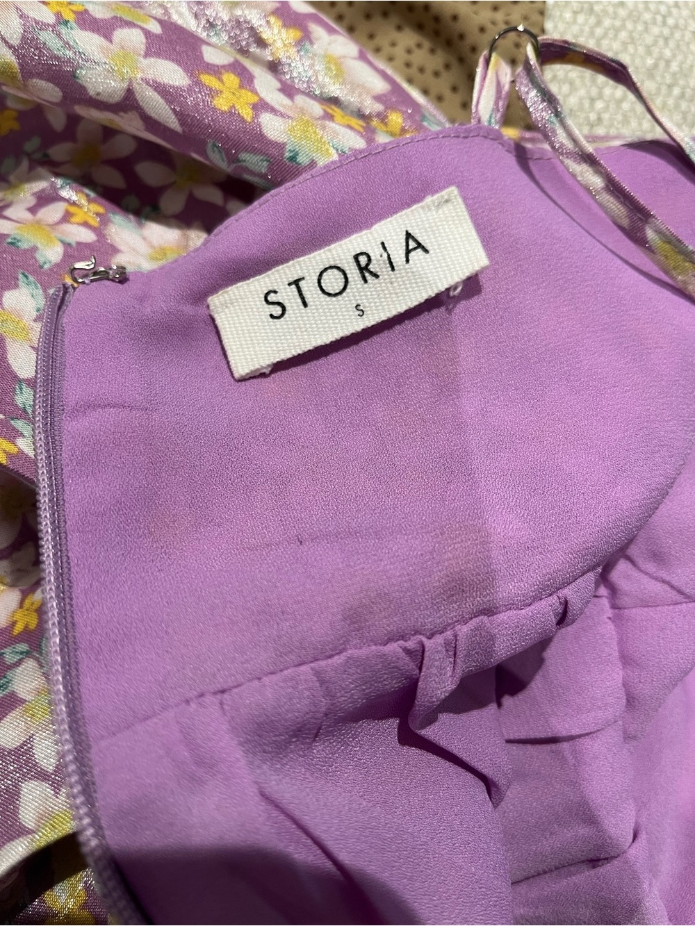 Storia Floral Dress Size Small - Picture 7 of 8